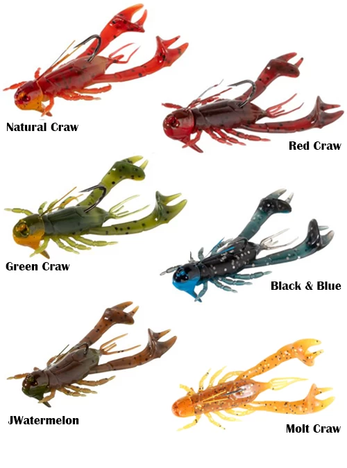 Northland Mimic Minnow Critter Craw 1/8oz 1 Northland Mimic Minnow Critter Craw 1/8oz