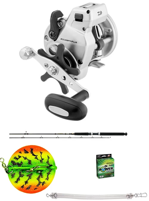 Daiwa Wilderness/Accudepth Dipsey Trolling Combo Package 1 Daiwa Wilderness/Accudepth Dipsey Trolling Combo Package