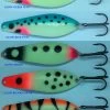 Creative Touch Glow Humpy Trolling Spoons