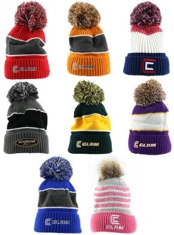 Clam Pom Hats