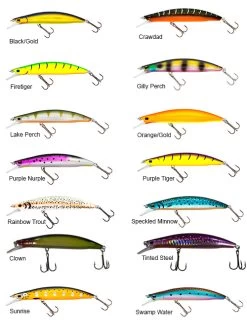 T-Boned Psycho Minnow Series Crankbaits 4″