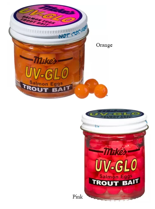 Mike’s UV Glo Salmon Eggs 1 Mike’s UV Glo Salmon Eggs